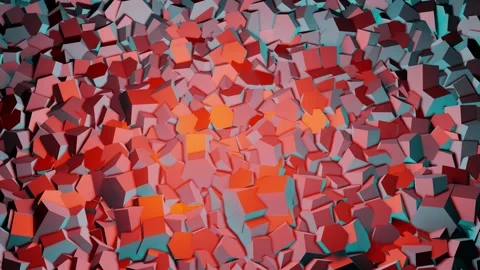 Animation of seamless loop, Abstract, Form, Motion, Movement Video stock 165025861