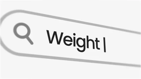Animation of a search bar with the partial phrase ""Weight loss"" being typed. Stock Footage 277257081