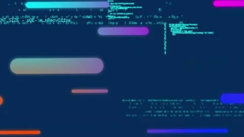 Animation of search bars moving over programming language Stock Footage 327202577