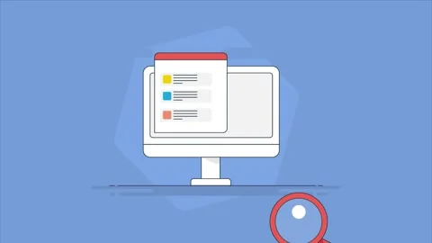 Animation of search engine optimization, search ranking analytics. Stock Footage 311576131