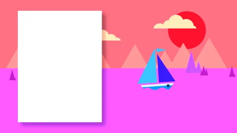Animation of a seascape from copy space Stock Footage 204941418