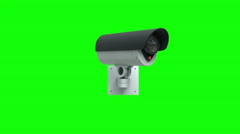 Animation of security camera watching. Stock Footage 34980606
