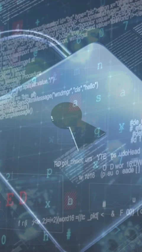 Animation of security padlock over data processing on dark background Stock Footage 342009285