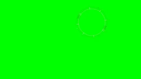 Animation sequence for war film green screen background with digital interface Stock Footage 331493359