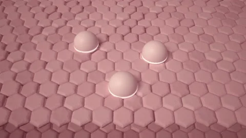 Animation serum through the skin layer and reduce up saggy skin of the skin cell Video stock 166823799