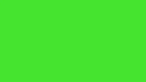 Animation Set of Plate Fork and Knife on Green Screen Chroma Key Vidéo 345160469