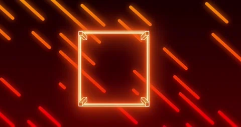 Animation of shapes moving and boxing ring over black background Stock Footage 328227828