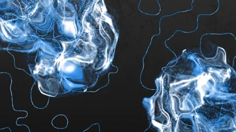 Animation of shapes moving over black ba... | Stock Video | Pond5