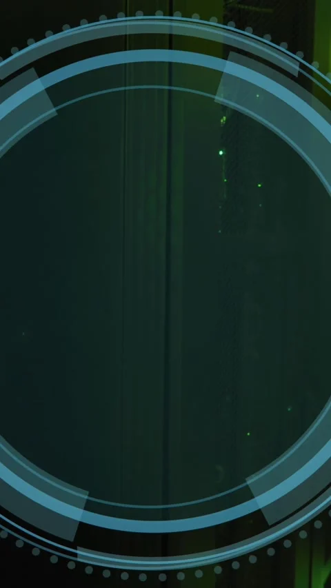 Animation of shield icon over data processing and server room Stock Footage 342801789