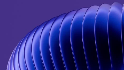 Animation showcases intricate layers forming abstract 3D shapes Stock Footage 332420411