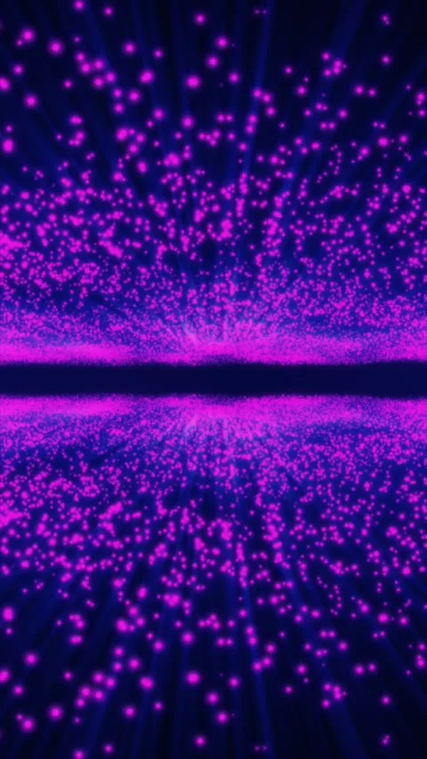 Animation showcases shimmering particles on a deep background Stock Footage 315341833
