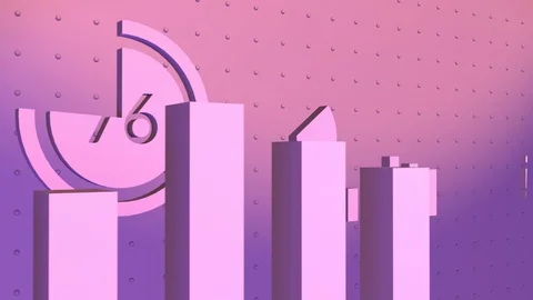 Animation showing graphs and charts. Video stock 122666176