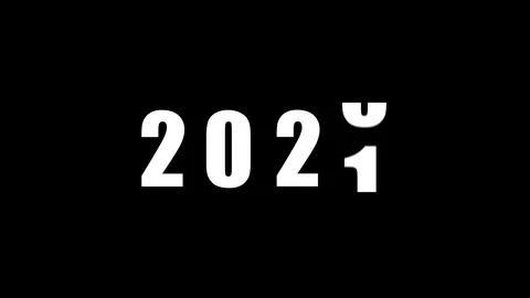 Animation showing year transition from 2015 to 2026 in analog clock style o.. Stock Footage 317736142