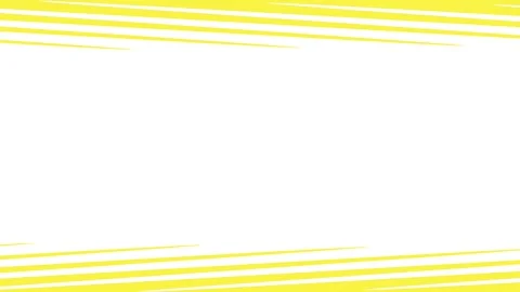 Animation of a sideways yellow strip background with copy space Stock Footage 292492305