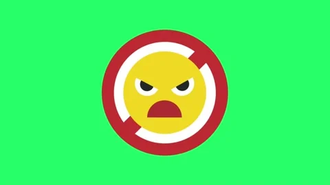 Animation sign isolate on green screen. Stock Footage 233867573