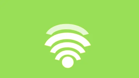 Animation of signal strength  Stock Footage 318793239