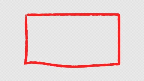 Animation of a simple doodle frame Stock Footage 276884300