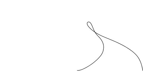 Animation of single continuous one line drawing of couple Video stock 128420084