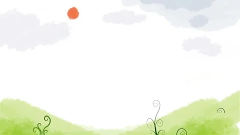 Animation slide show of bright day landscape Video stock 281905030