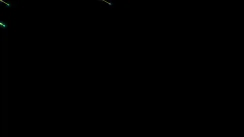 Animation of slow moving stripes from light. Stock-Footage 87681604