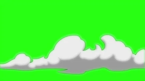 Animation smoke on green screen backgrou... | Stock Video | Pond5