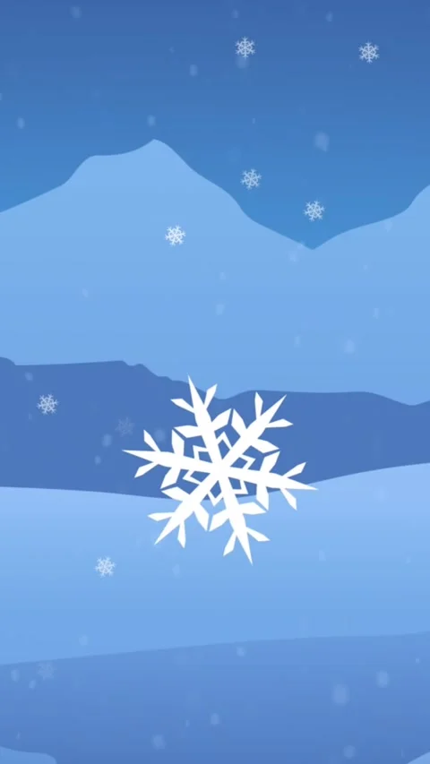 Animation of snow falling and three penguins with christmas present over winter Stock Footage 342315924