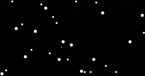 Animation of snow falling on black backg... | Stock Video | Pond5