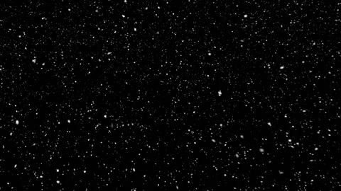 Animation of snow falling on black backg... | Stock Video | Pond5