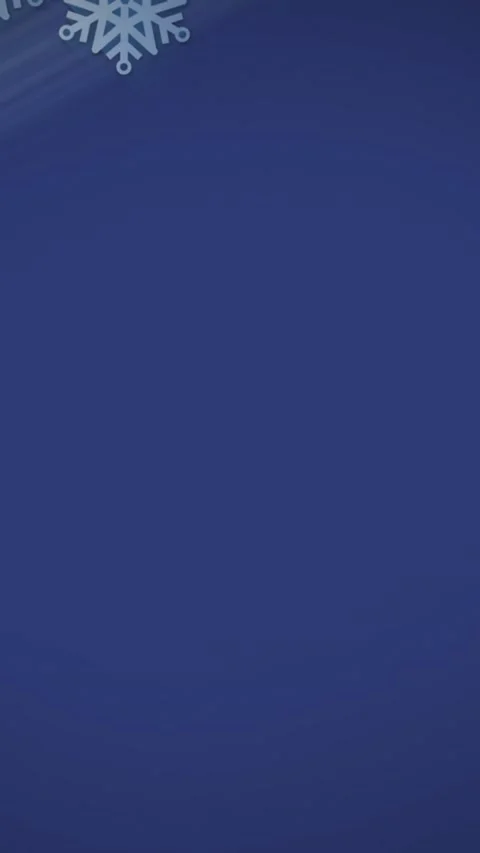 Animation of snowflake icons forming a frame against copy space on blue Stock Footage 344723349