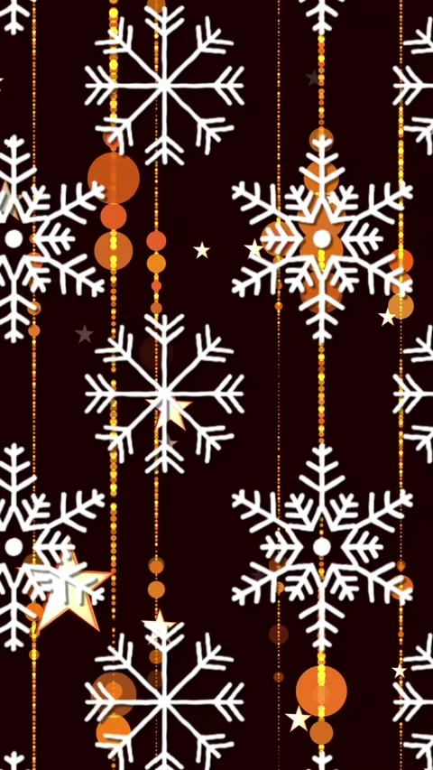 Animation of snowflakes icons in seamless pattern against light trails on grey Stock Footage 319821820