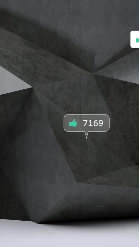 Animation of social media data processing over abstract pattern Stock Footage 343608813
