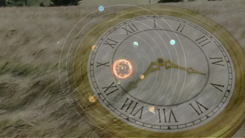 Animation of solar system, planets and s... | Stock Video | Pond5