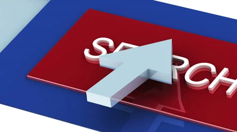 Animation of someone directing their browser to a web page. Stock Footage 33868987