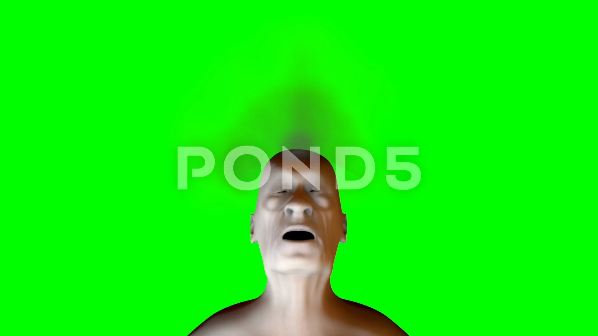 Animation of the soul leaving a dead bod... | Stock Video | Pond5