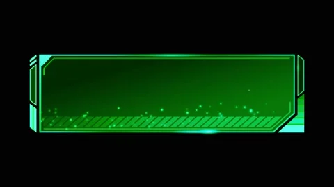 Animation space bar HUD isolate for texture. Stock Footage 214568609
