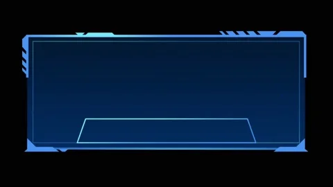Animation space bar HUD isolate for texture. Stock Footage 214568773