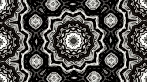 Animation of sparkling decorative pattern with kaleidoscopic effect. Vídeos de archivo 47060505