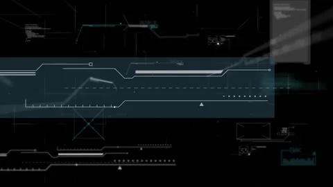 Animation of sparks and data processing ... | Stock Video | Pond5