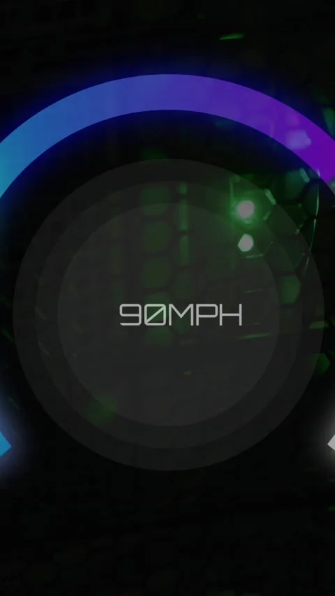 Animation of speed gauge and data processing over computer servers Stock Footage 342641986