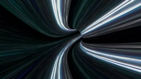 Animation speed lines effect on black background. Stock Footage 195280794