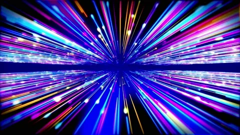 Animation speed lines in space. Stock Footage 157748126
