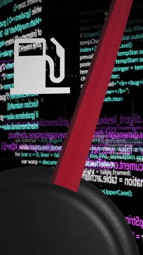 Animation of speedometer and data processing over dark background Stock Footage 320662827