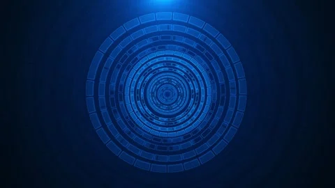 Animation of spiral binary code geometric shapes digital vortex. Technology 스톡 동영상 312173366