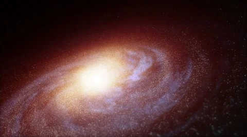 Animation of spiral galaxy in the Space Stock Footage 60601042