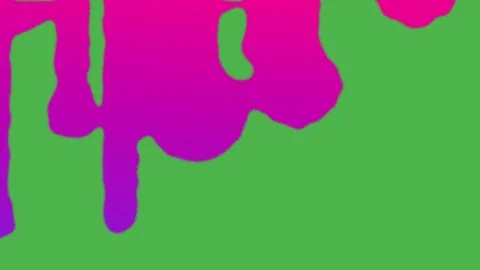 Animation of splattered paint dripping Stock Footage 110626417