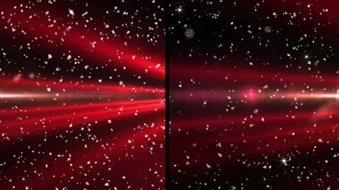 Animation of split screen showing red sp... | Stock Video | Pond5