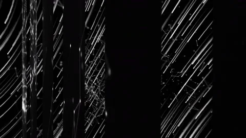Animation of spots and white lines on bl... | Stock Video | Pond5