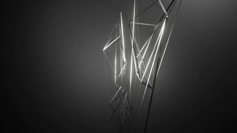 Animation of a Spreading network Stock Footage 138018885