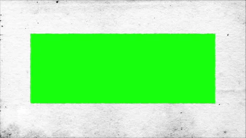 Animation of Square photocopy paper frame on green background. Stock Footage 321155385