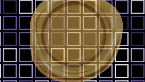 Animation of squares and yellow shape mo... | Stock Video | Pond5